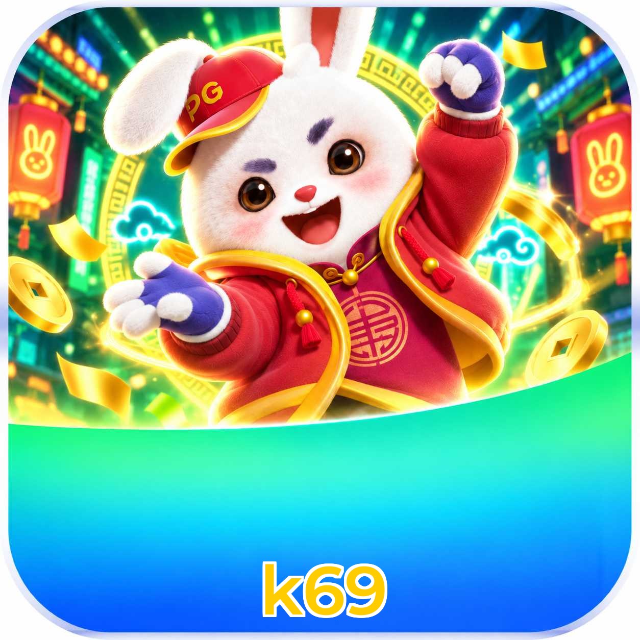 Interface de jogos na k69 incluindo Plushie Frenzy